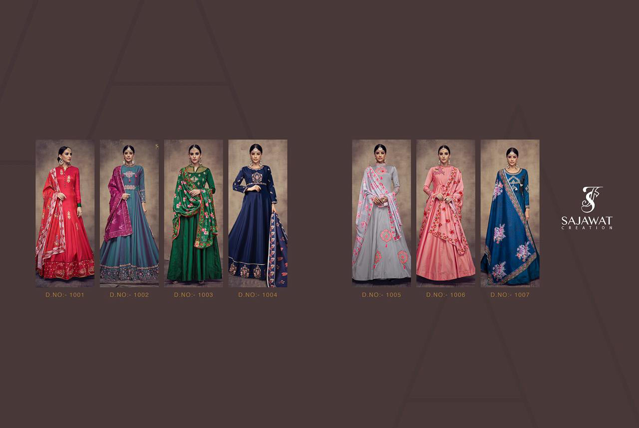 Bride Vol-3 Sajawat Creation Tapeta Silk Salwar Kameez Bride Vol-3 Sajawat Creation Tapeta Silk Salwar Kameez